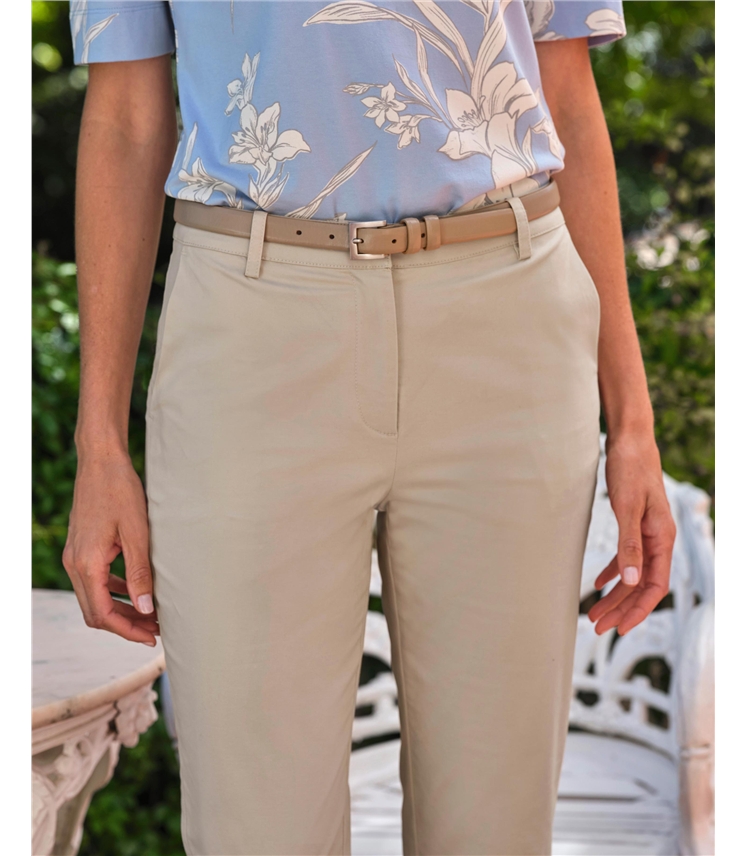 Washed Cotton Chino Trouser