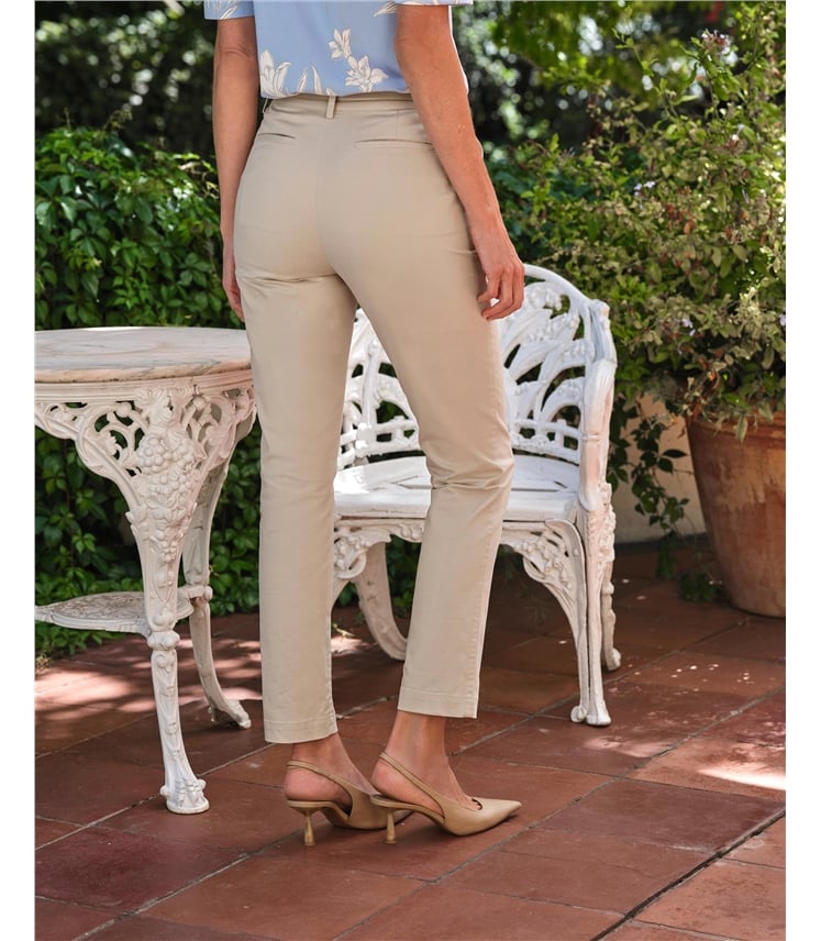 Washed Cotton Chino Trouser