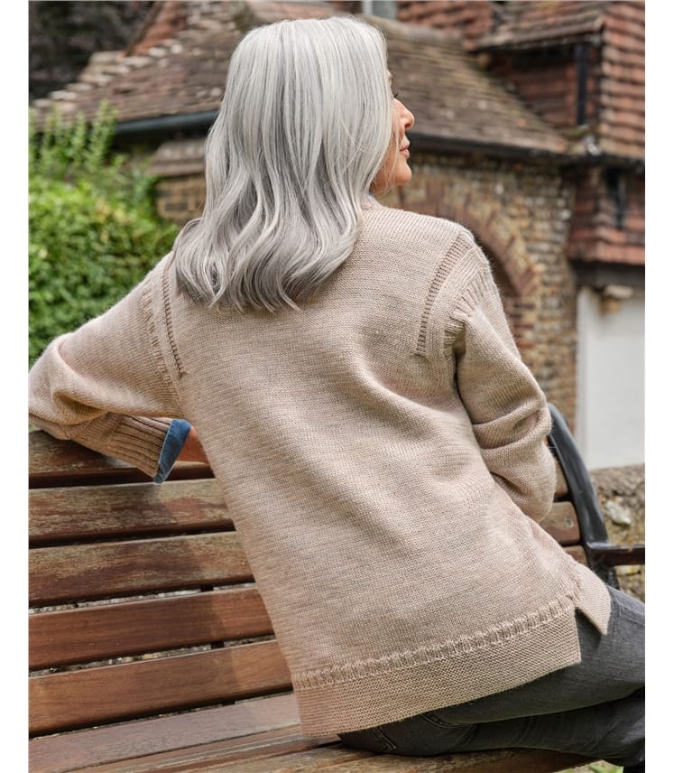 100 Pure Wool Guernsey Sweater