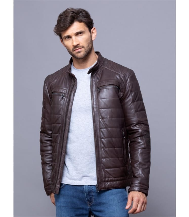 lakeland leather biker jacket