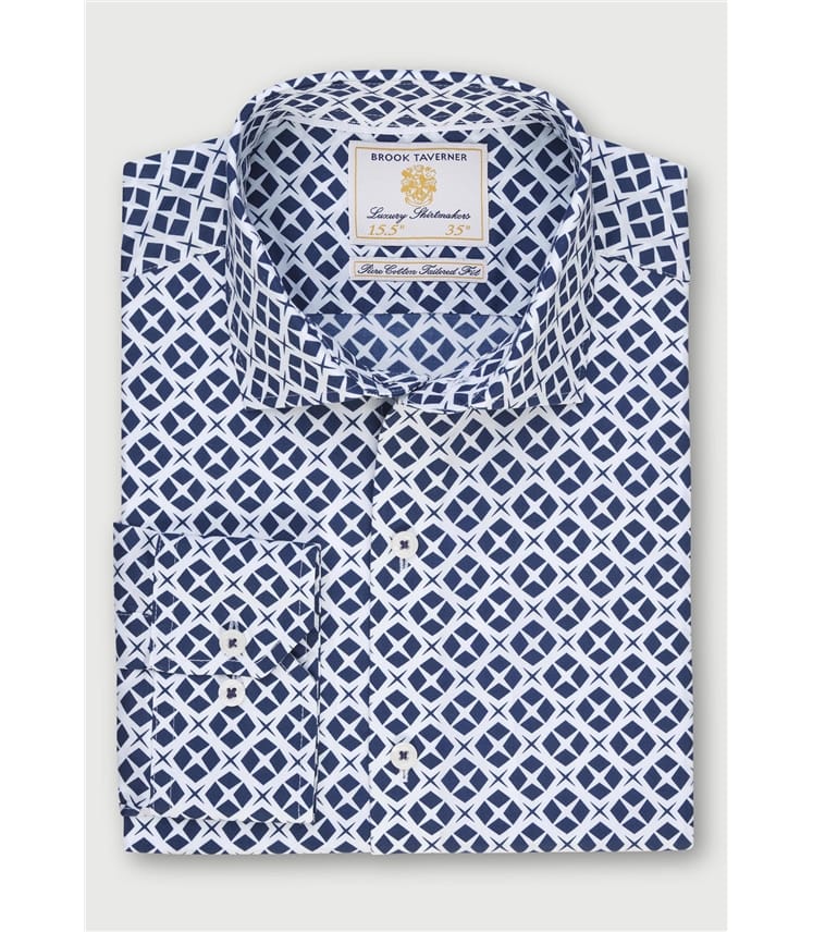 Business Casual Pattern Shirt