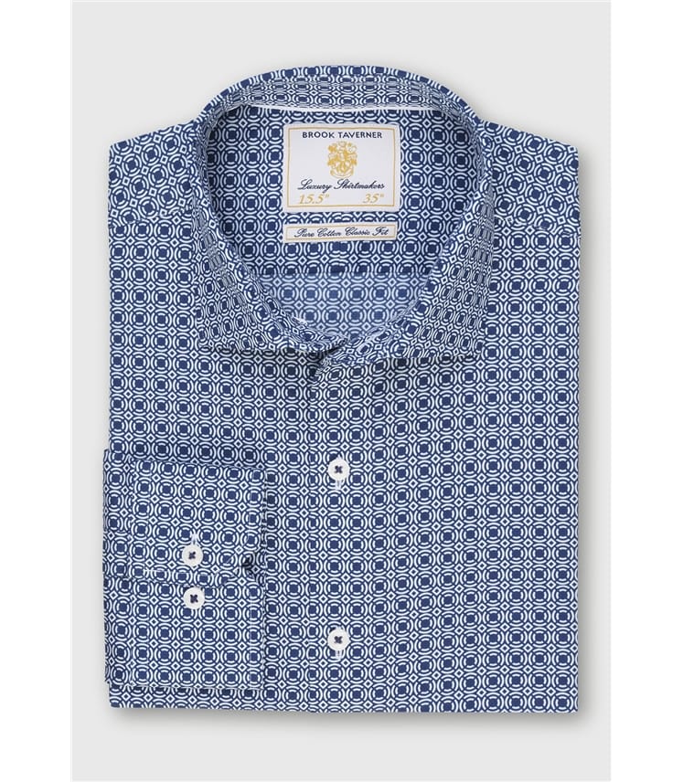 Business Casual Pattern Shirt