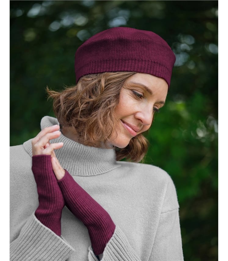 Cashmere Merino Beret