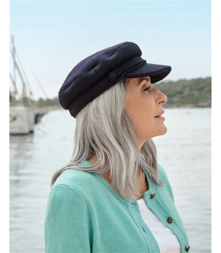 Ballonmütze aus Wolle