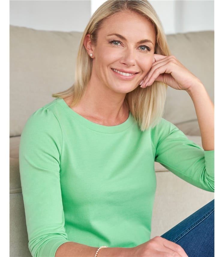 Organic Cotton Long Sleeve T Shirt