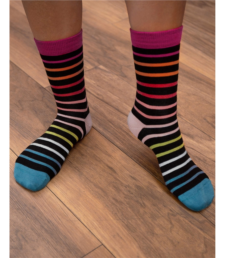 Stripe Ankle Socks