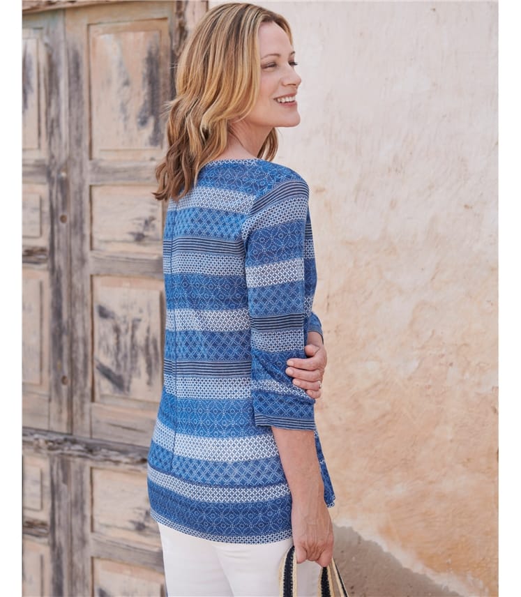 Linen Seam Detail Top