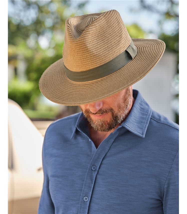 Chapeau Panama - Homme - 100% Paille de papier