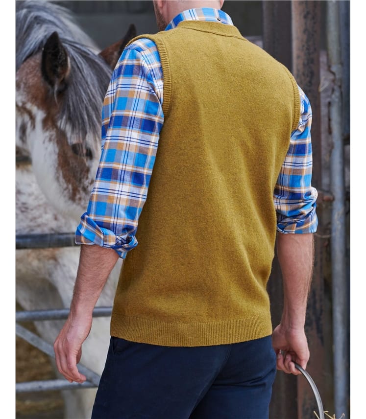 Mens Lambswool Waistcoat