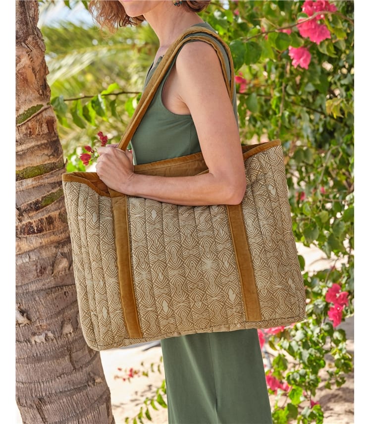 Blockprint Tote Bag