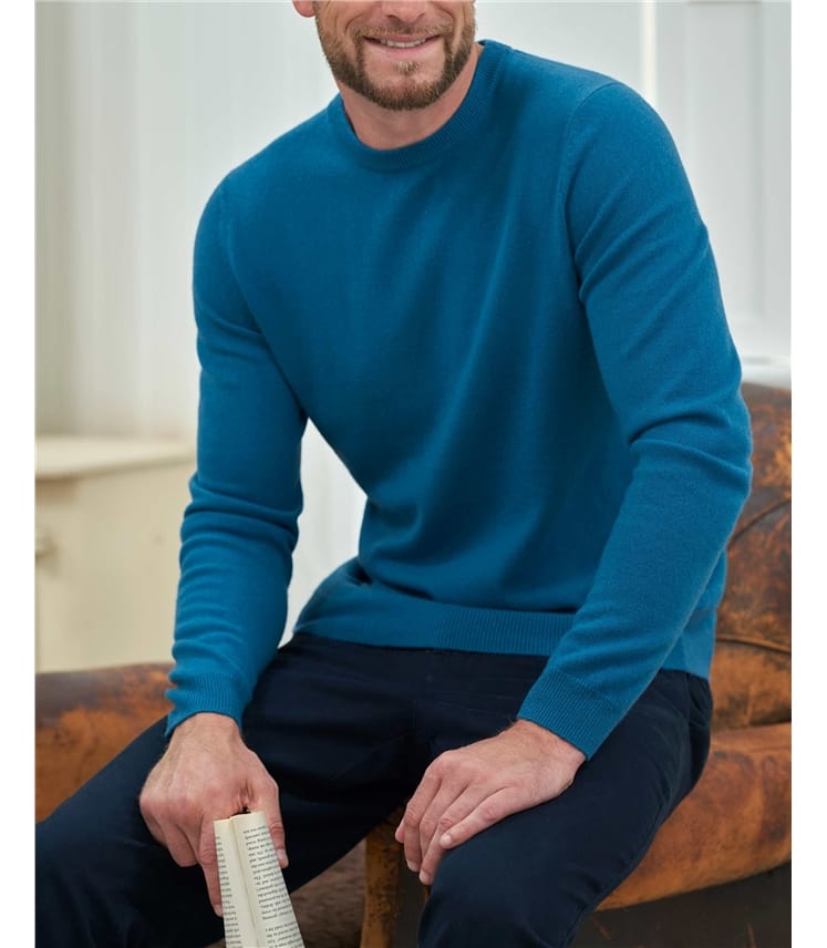 Pure Cashmere Crew Neck Jumper