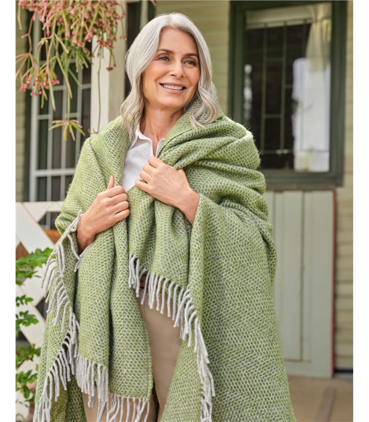 Pure Wool Beehive Throw