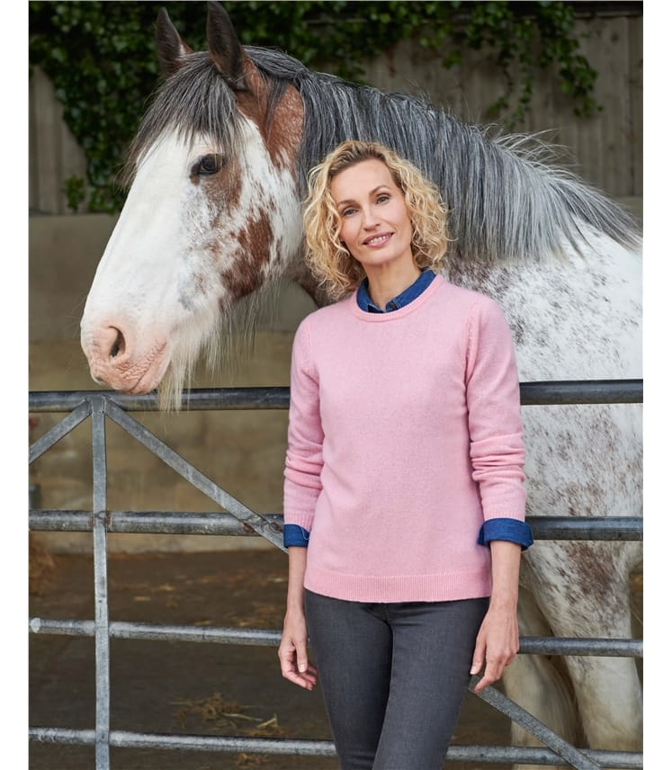 Womens Lambswool Crew