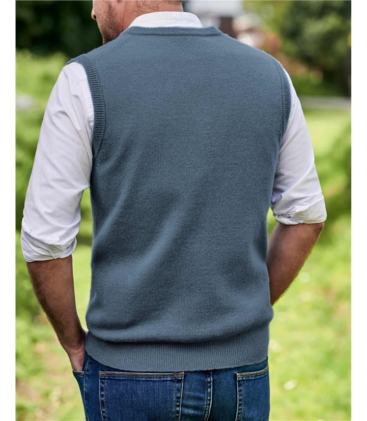 Mens Classic Lambswool Slipover