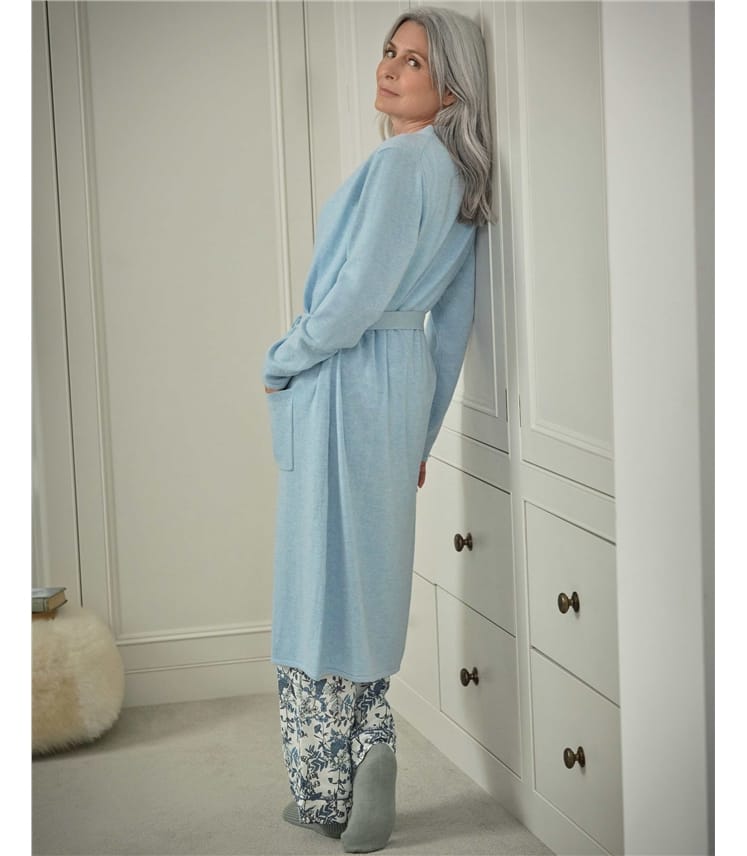 Robe de chambre luxueuse - Femme - Cachemire & Mérinos