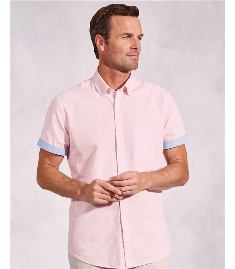Cotton Slub Short Sleeve Shirt