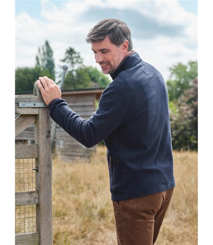 Organic Cotton Half Zip Fleece
