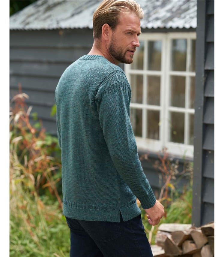 100% Pure Wool Knitted Guernsey Sweater