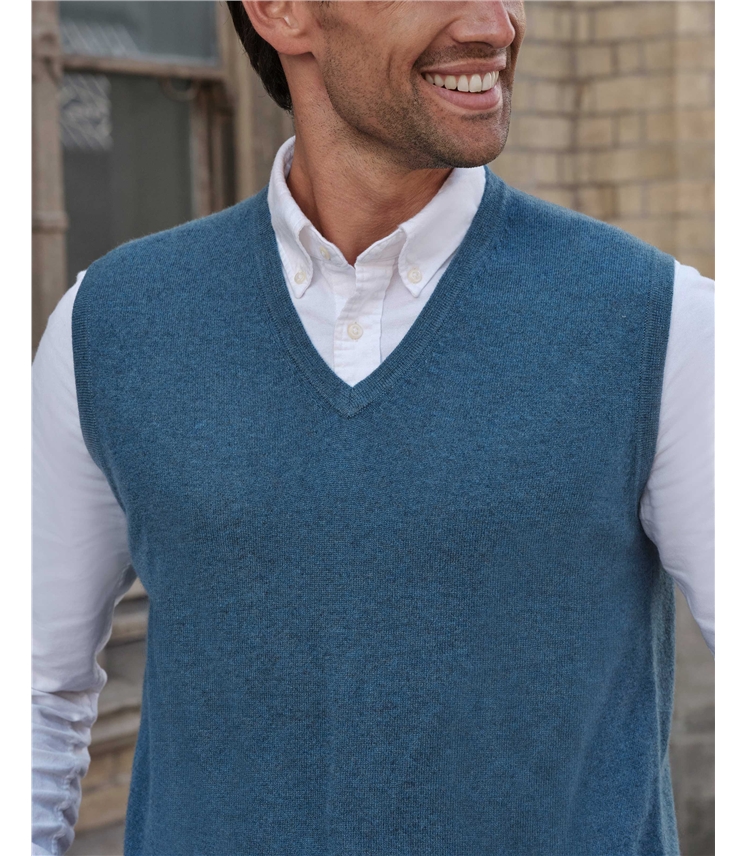 Mens Cashmere Slipover