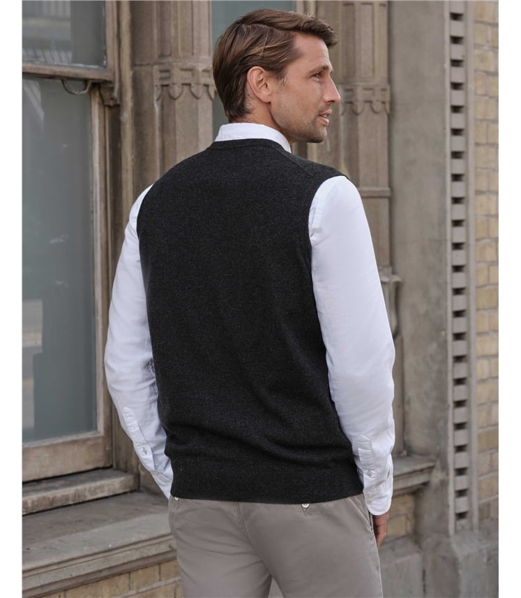 Mens Cashmere Slipover