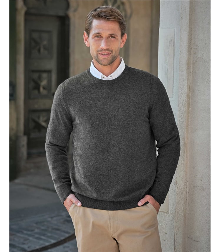 Mens Cashmere Crew Sweater
