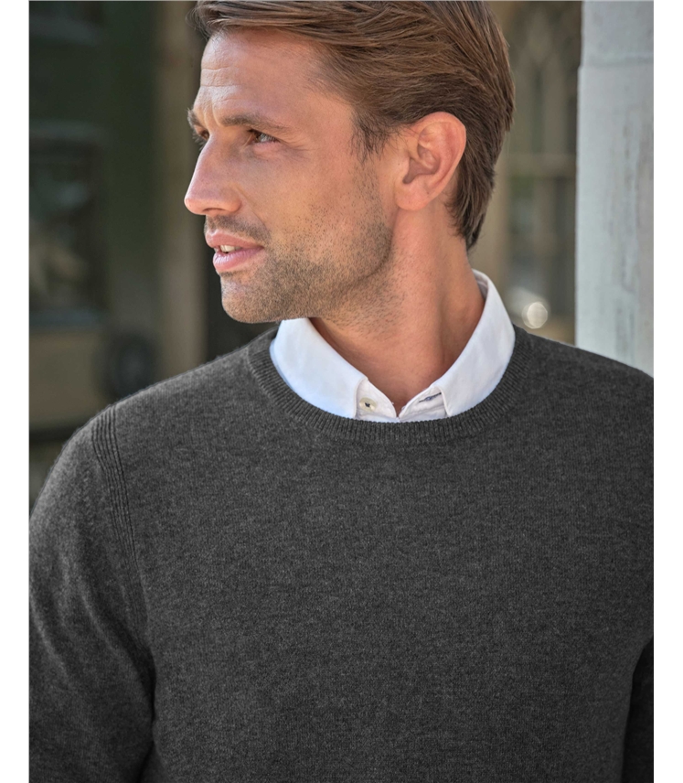 Mens Cashmere Crew Sweater
