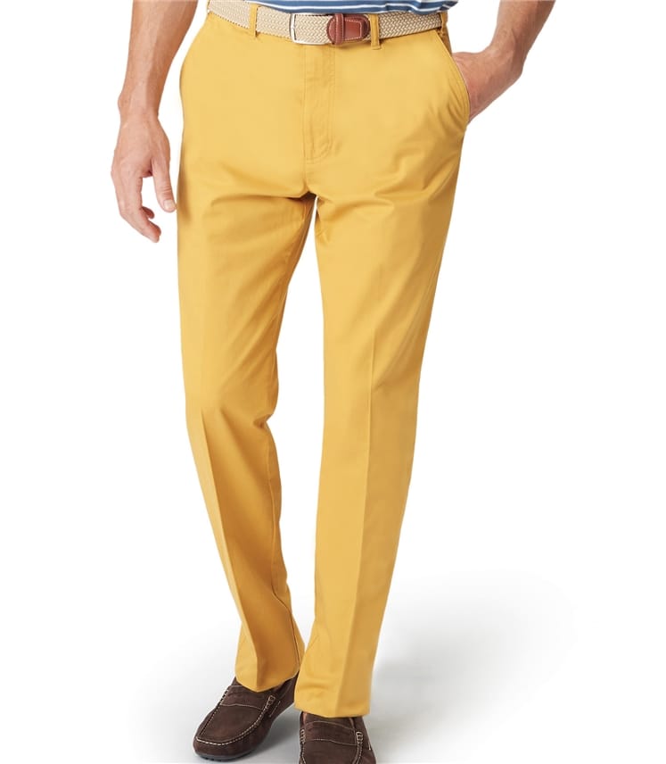 Corn | Ribblesdale Stretch Summer Trouser | WoolOvers UK