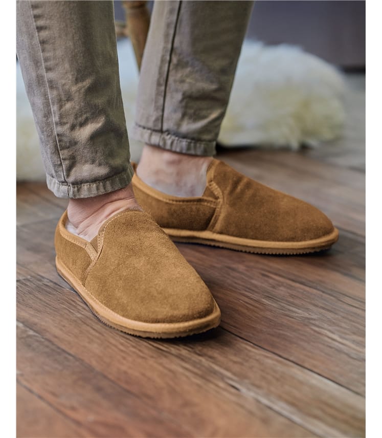 Chaussons - Homme - Peau de mouton