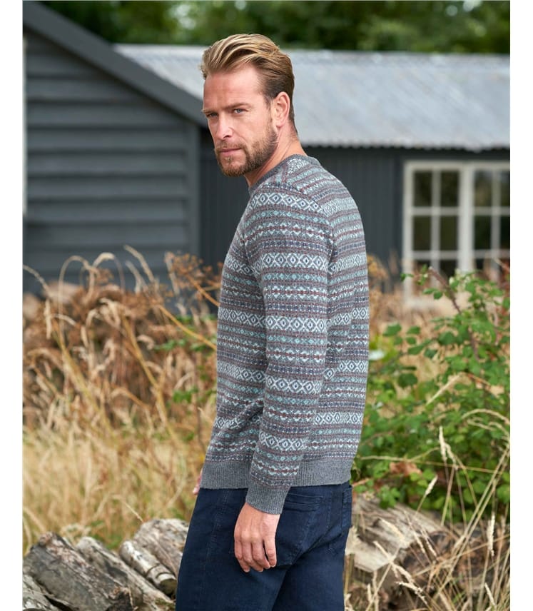 Lambswool All Over Fairisle Sweater