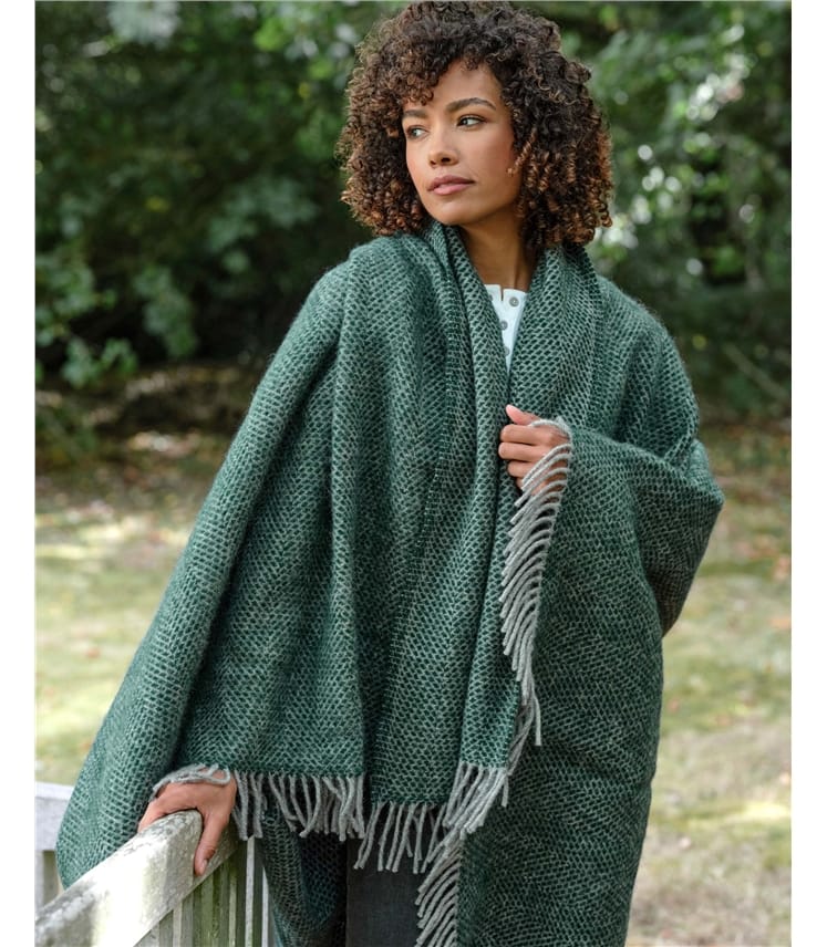 Pure Wool Beehive Throw