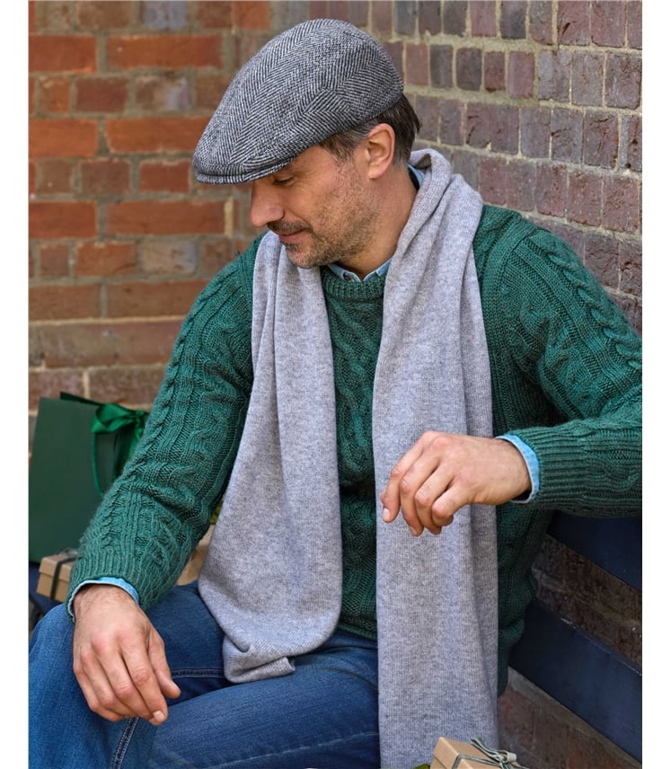 Mens Tweed Flat Cap