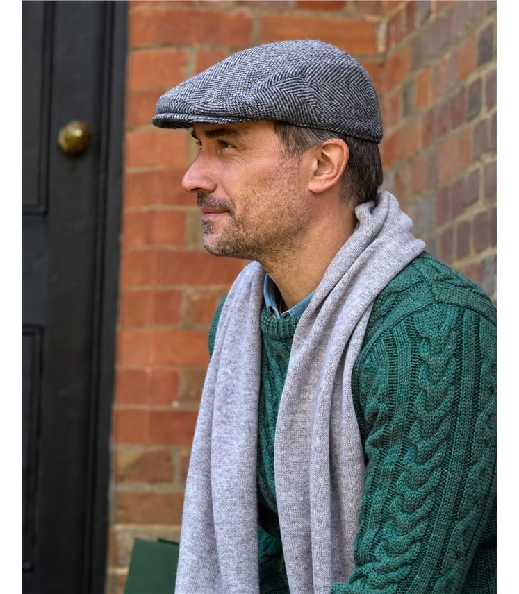 Mens Tweed Flat Cap