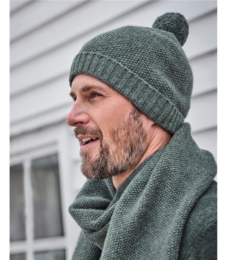 Mens Essential Lambswool Hat