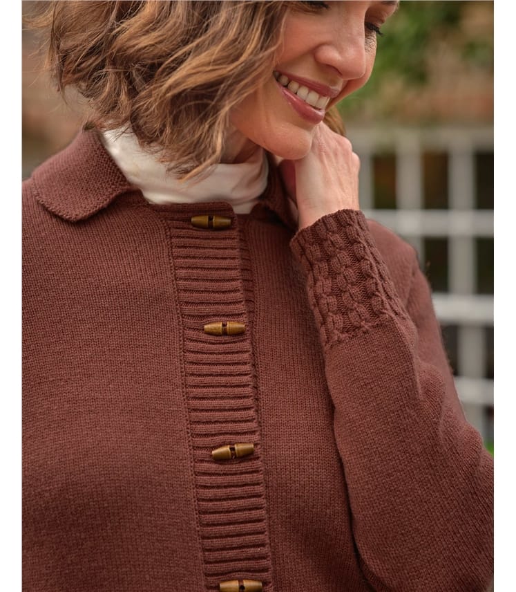 Wooden Toggle Cardigan