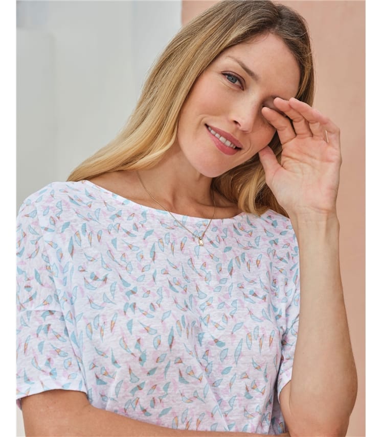 Relaxed Linen T Shirt