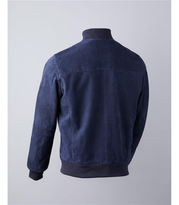 Dalston Suede Bomber Jacket