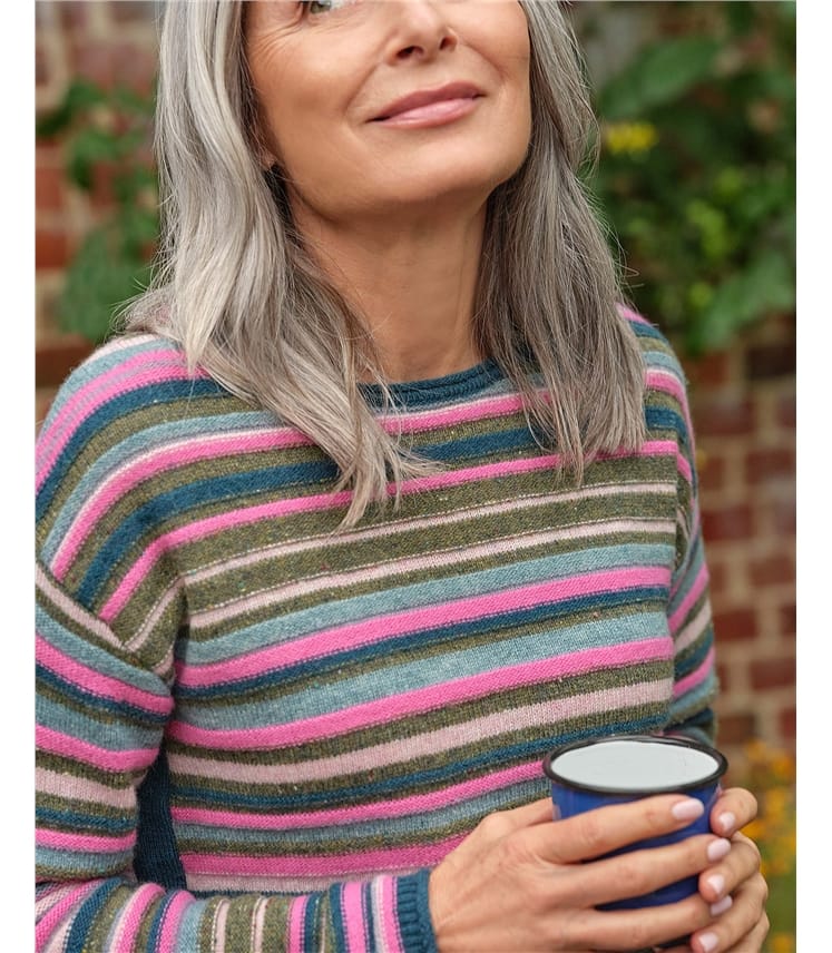 Stripe Button Jumper