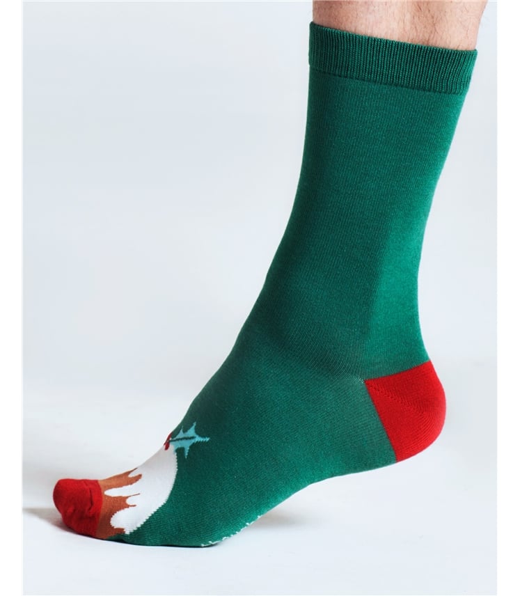 Nohea Christmas Pudding Bamboo Sock In A Bag
