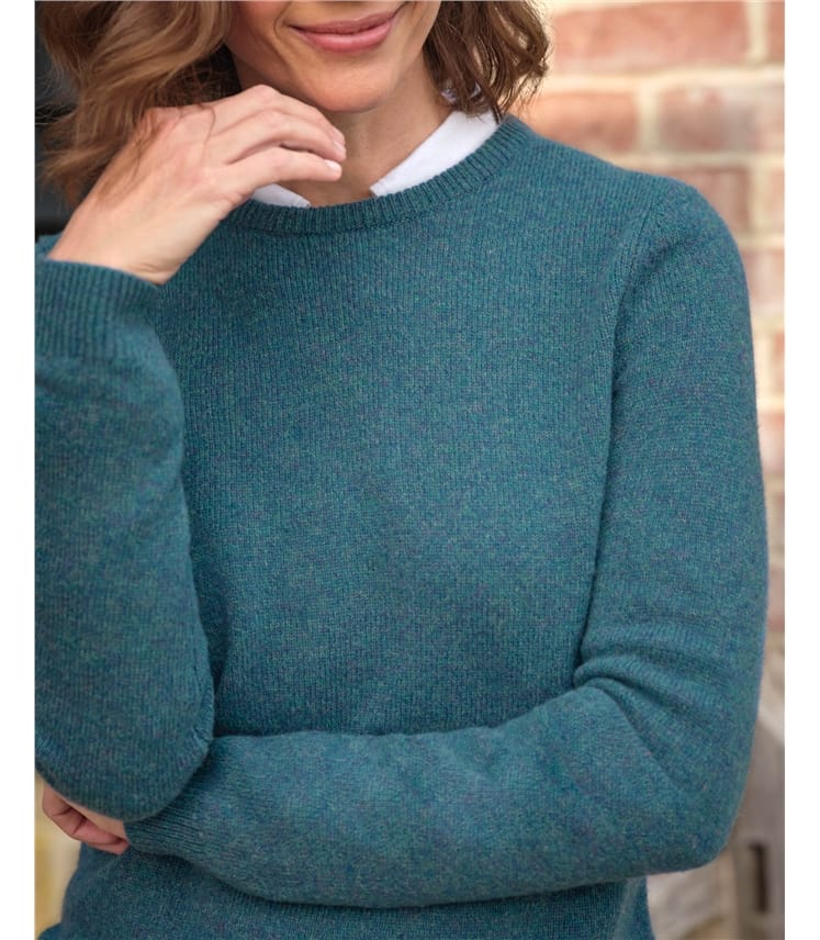 Womens Lambswool Crew