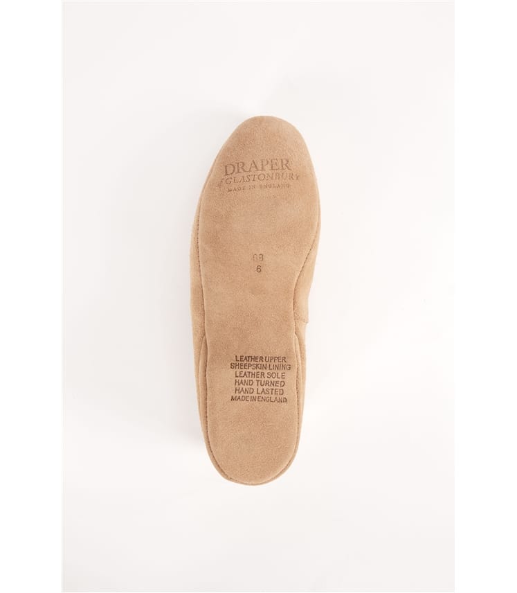 Womens Ballerina Sheepskin Slippers