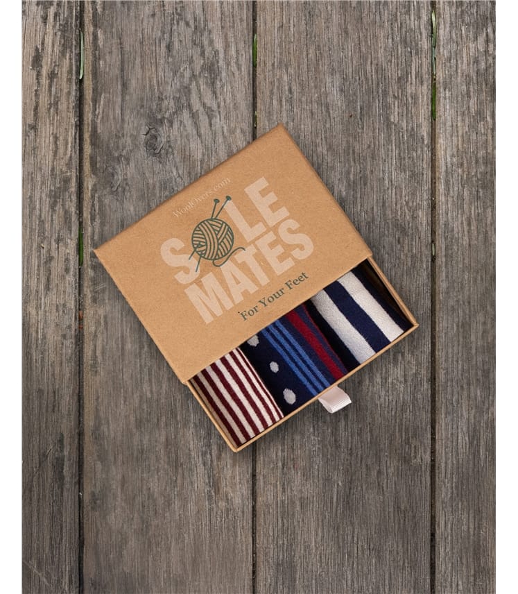 Coffret cadeau chaussettes - Homme - Bambou mélangé