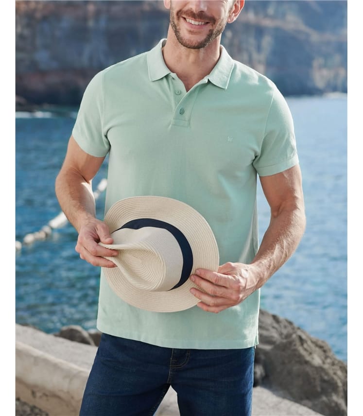 Organic Cotton Pique Polo
