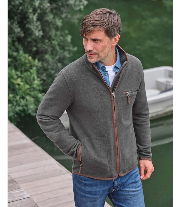 Organic Cotton Full Zip Fleece