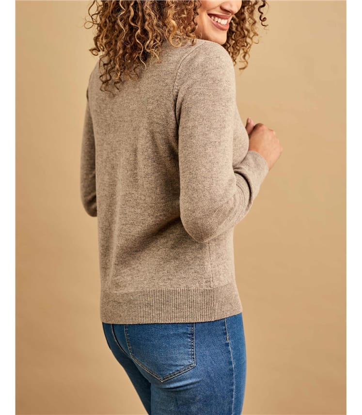 Cashmere and Merino Knitted Polo Shirt