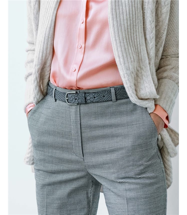 Wide Leather Belt