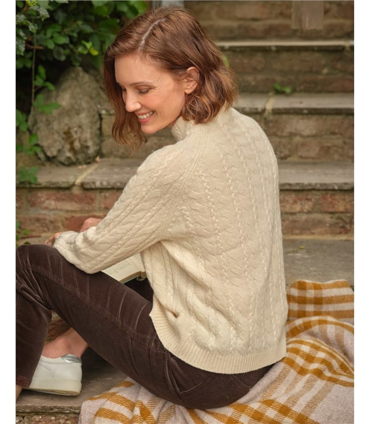 Turtle Neck Cable Jumper