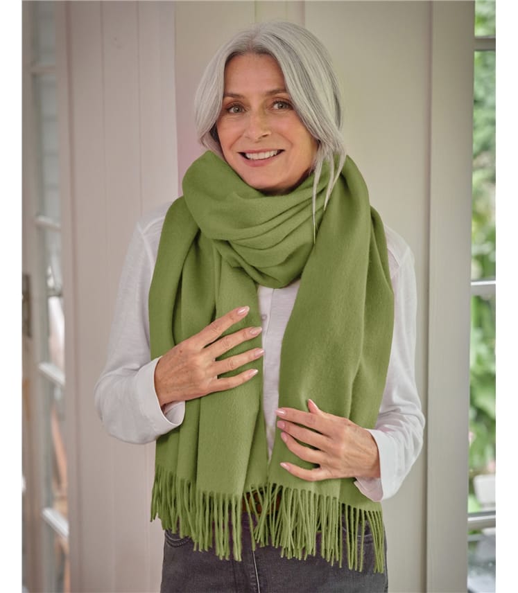 Écharpe à franges - Femme - Pure Laine