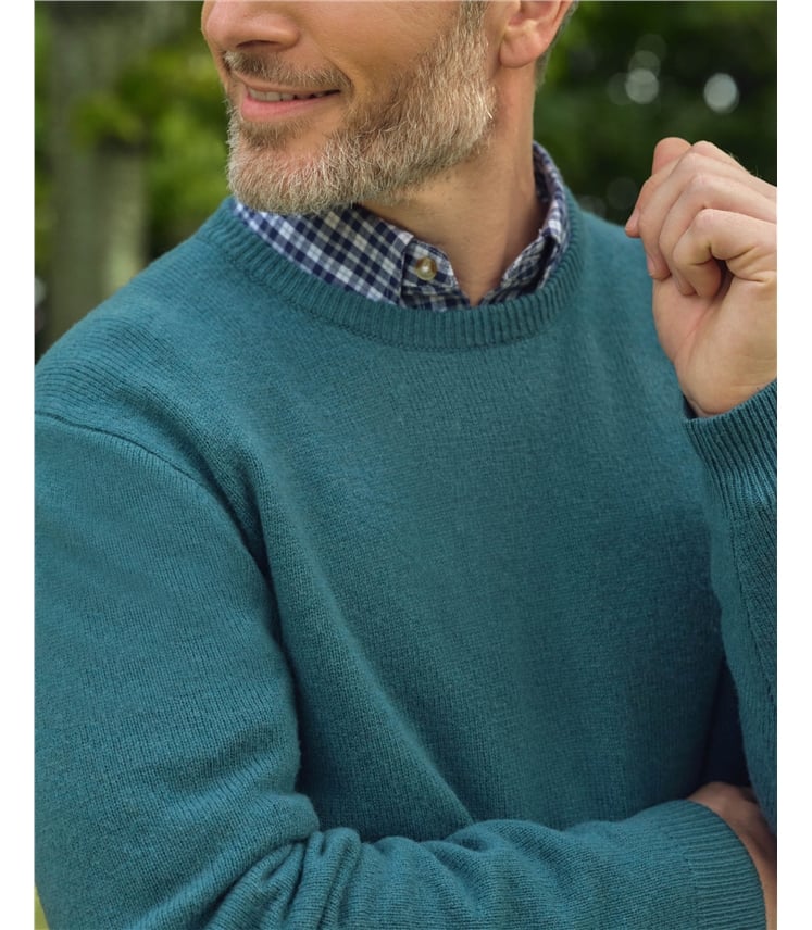 Pull à col V - Homme - Laine d'agneau