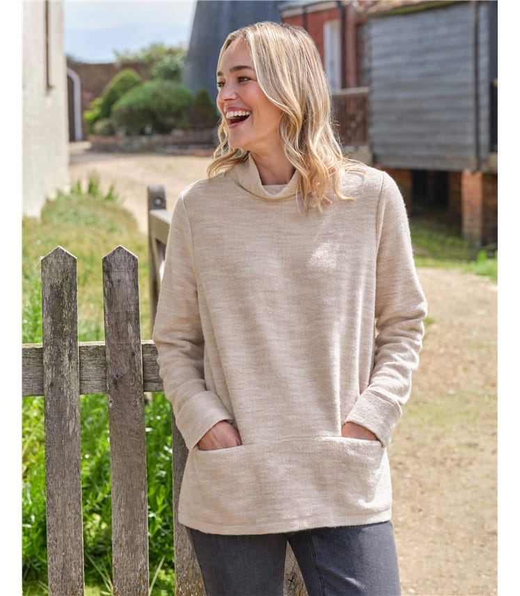 Super Soft High Neck Sweatshirt