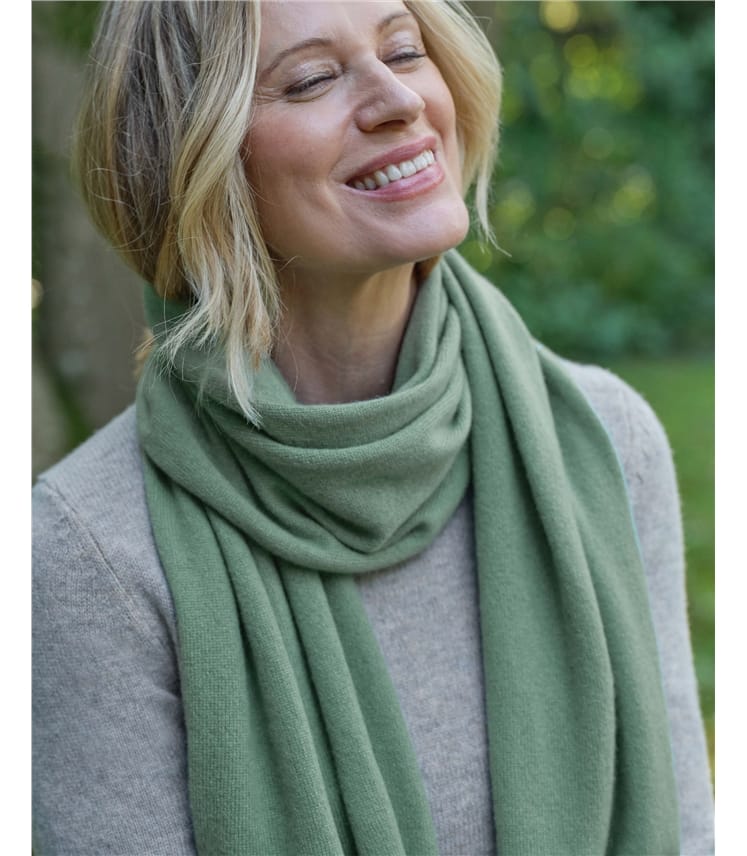 Womens Premium Pure Cashmere Scarf